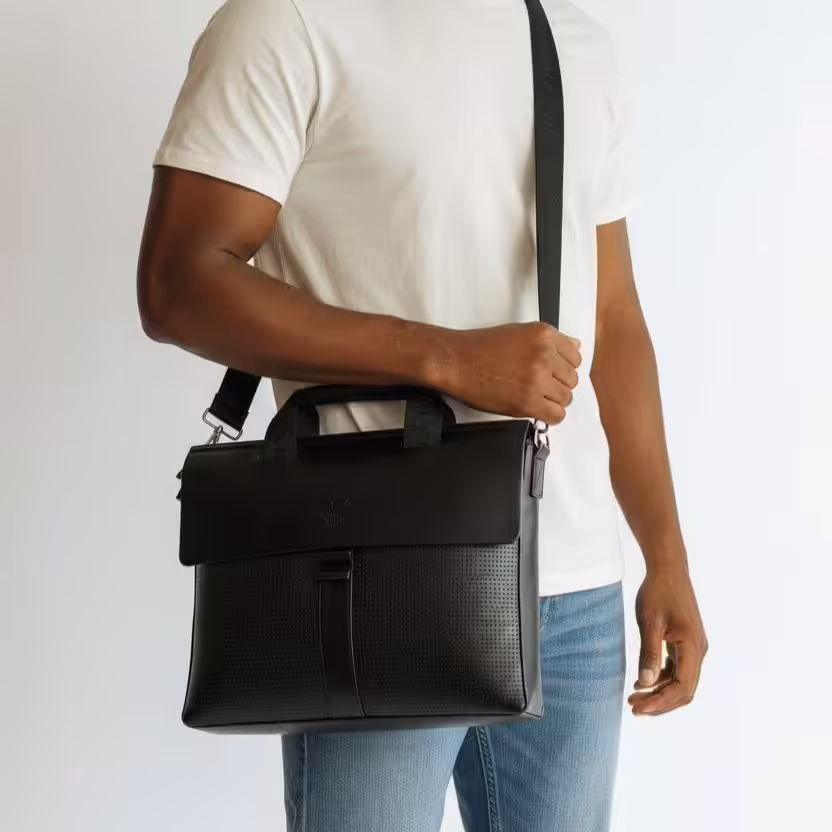 Armani black Laptop Bag
