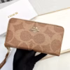WhatsApp Image 2025-12-02 at 7.27.31 PM Coach Apricot Long Zipper Wallet