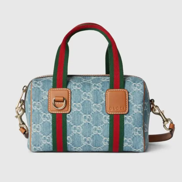 Gucci Mini GG Denim Hand Bag (With Double Box)