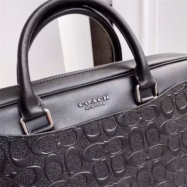 WhatsApp Image 2025-12-18 at 10.25.52 PM (1) Coach Embossed Premium Laptop Bag