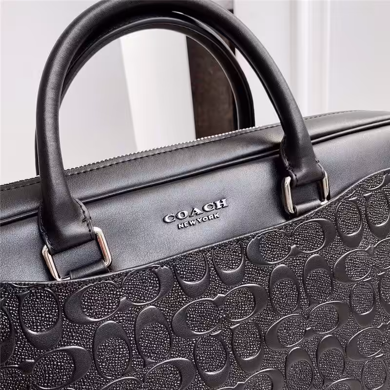 Coach Embossed Premium Laptop Bag