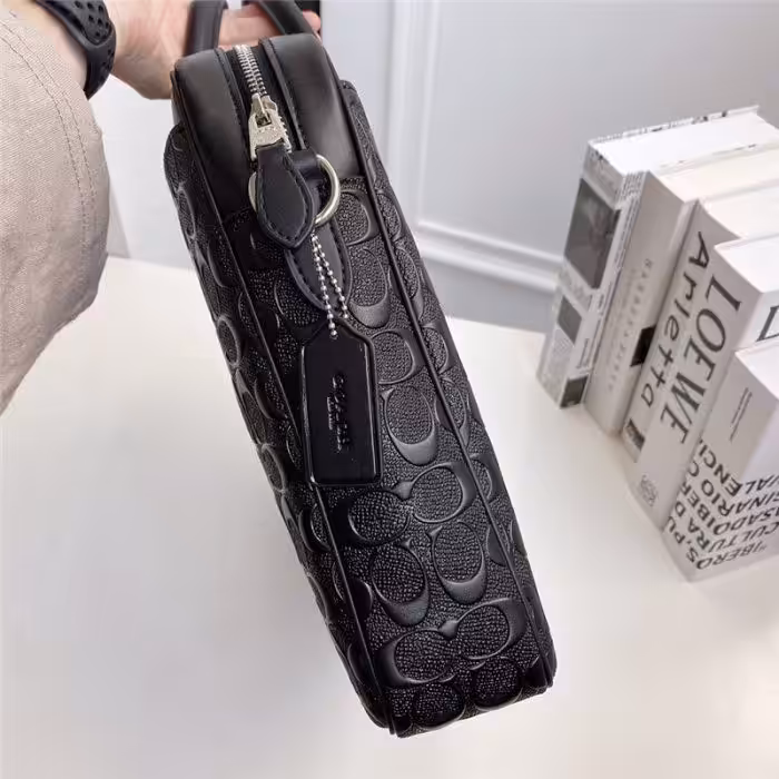 Coach Embossed Premium Laptop Bag