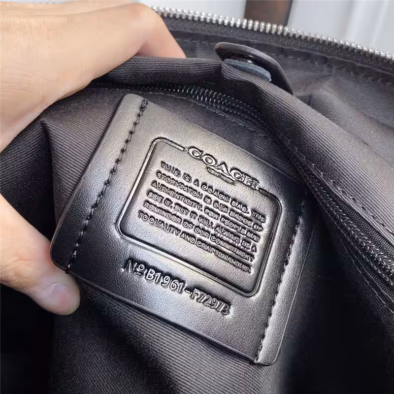 Coach Embossed Premium Laptop Bag