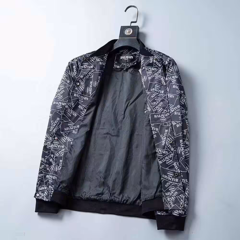 Balmain Monogram Wind Cheater Jacket