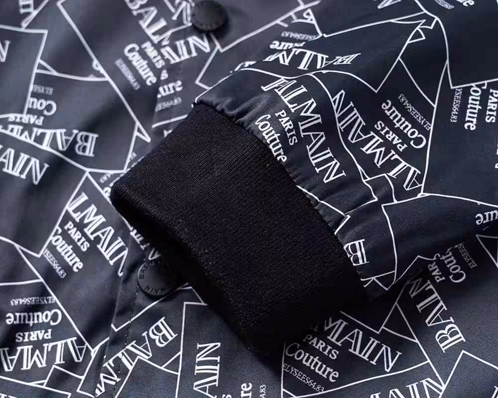 Balmain Monogram Wind Cheater Jacket