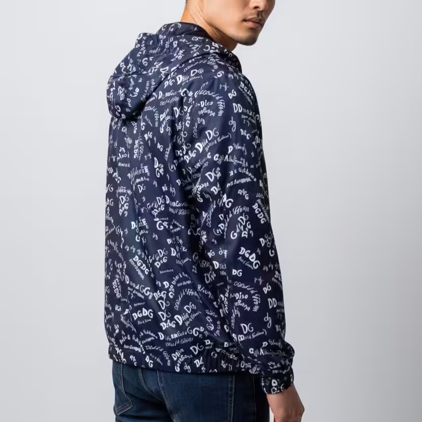 D&G Graphic Wind Cheater Jacket