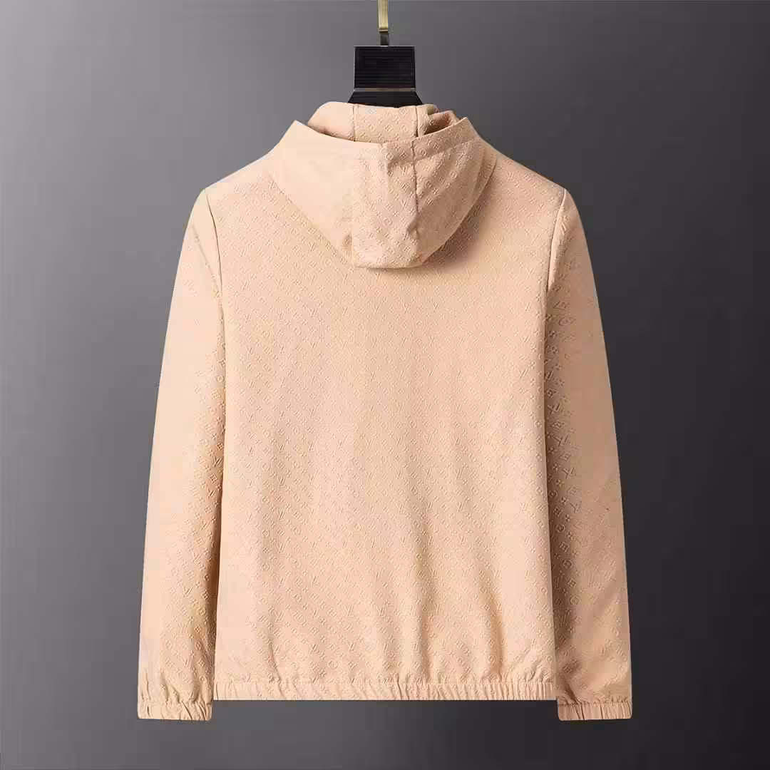 Louis Vuitton Embossed Khaki Wind Cheater Jacket