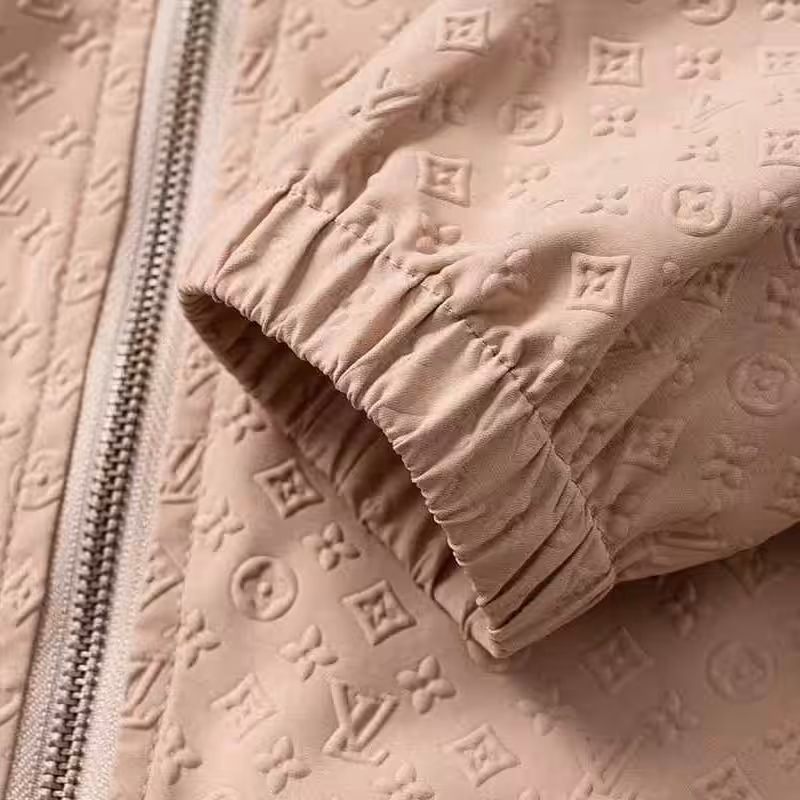 Louis Vuitton Embossed Khaki Wind Cheater Jacket