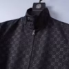 Gucci Embossed Black Wind Cheater Jacket