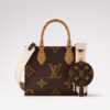 Louis Vuitton On The Go PM Coffee Tote Bag (With Double Box Packaging)
