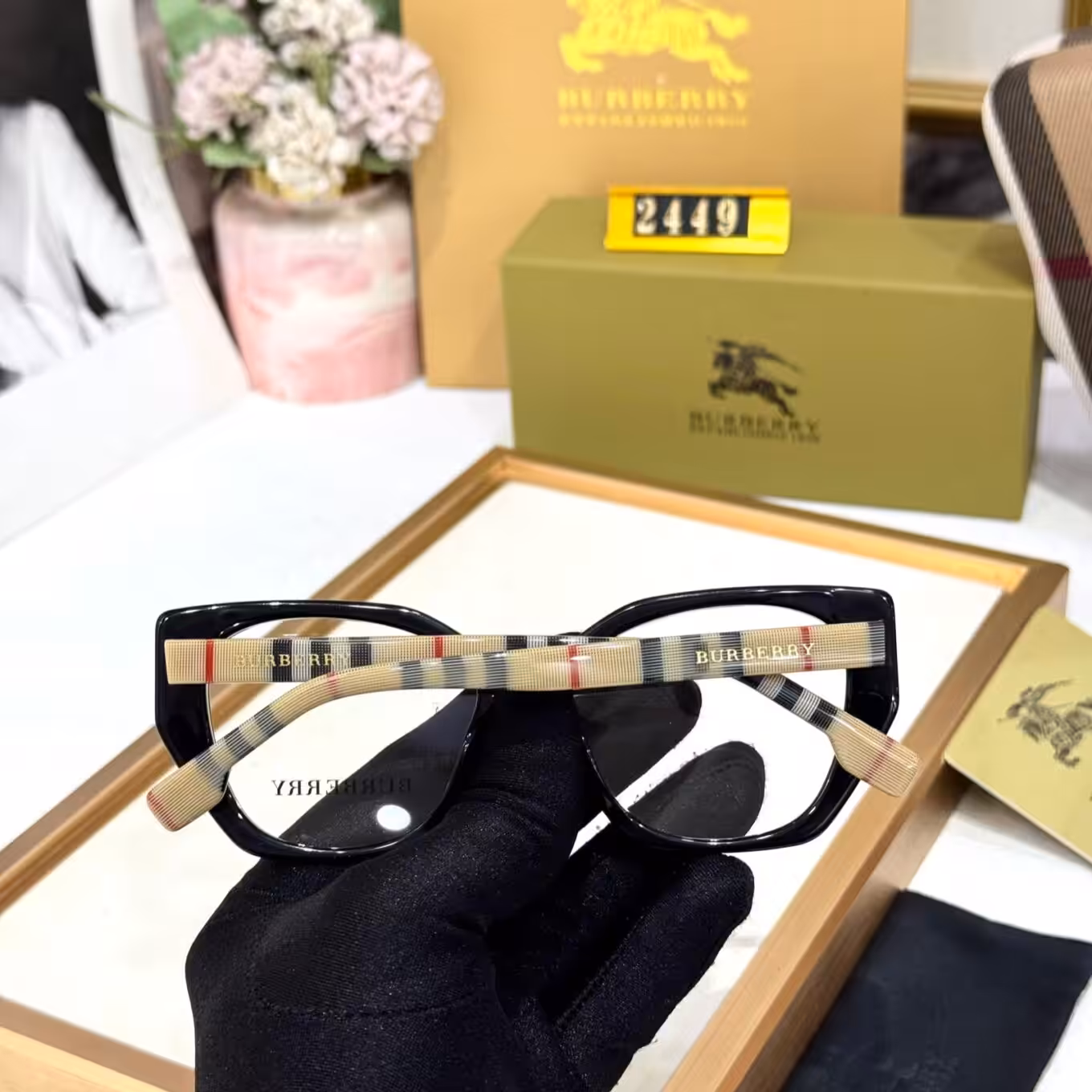 WhatsApp Image 2026-01-06 at 6.51.54 PM Burberry Black Square Eyeglass Frame