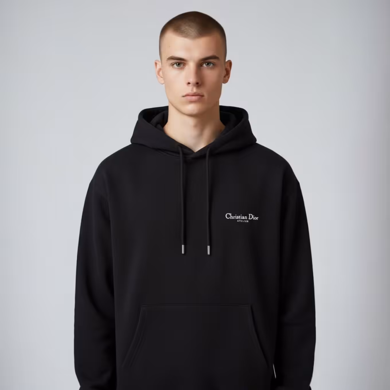 Christian Dior Black Full Sleeve Men’s Hoodie
