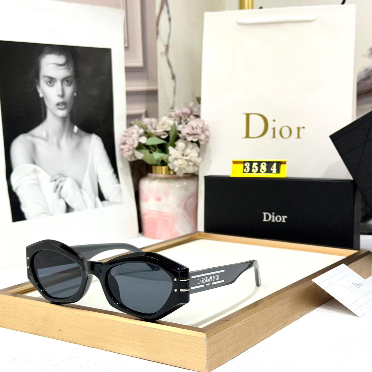 Dior Blue grey Square Women Sunglasses