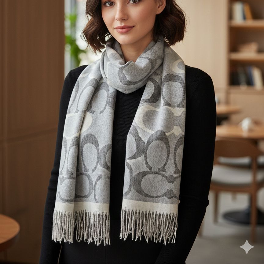 WhatsApp Image 2026-01-09 at 9.05.54 PM Coach Signature Grey Monogram Stole