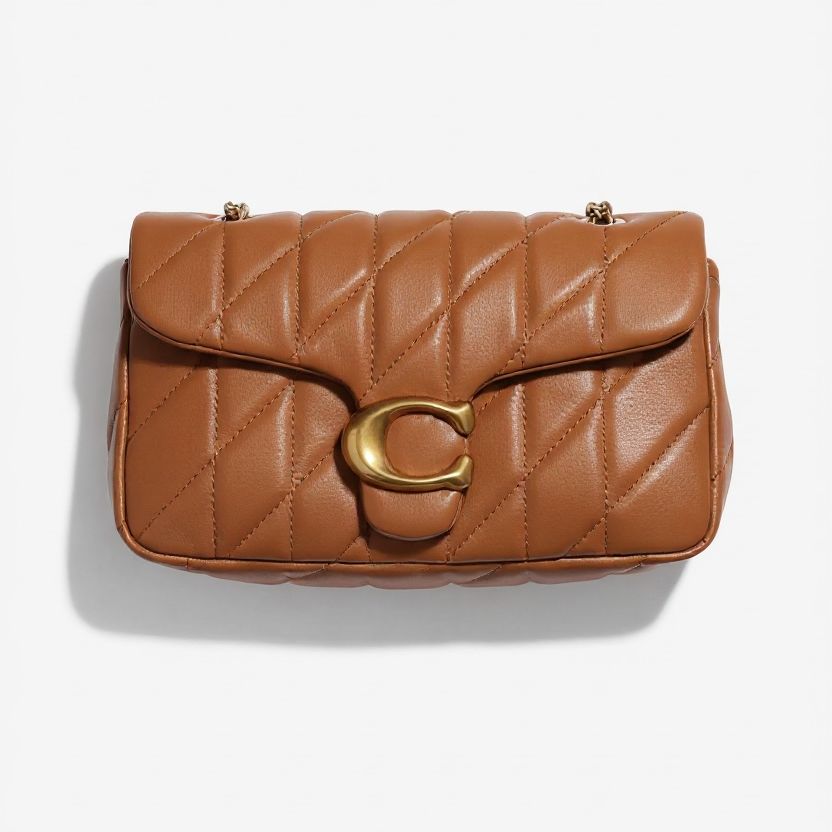 WhatsApp Image 2026-01-17 at 7.55.37 PM Coach Tabby 26 Brown Quilted Sling Bag (With Box)