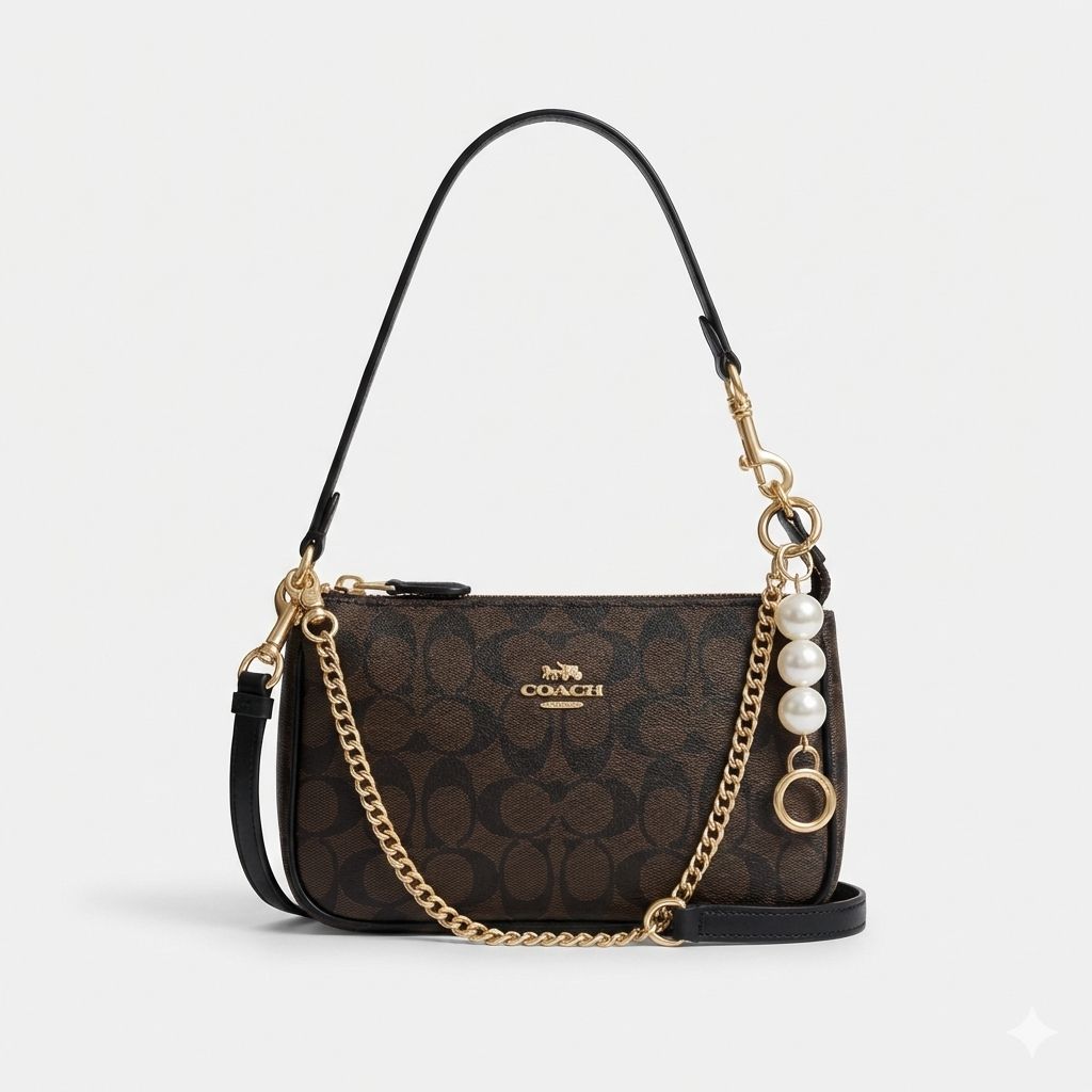 WhatsApp Image 2026-01-20 at 6.45.50 PM Coach Nolita 19 Coffee Black Shoulder Bag (With Box)