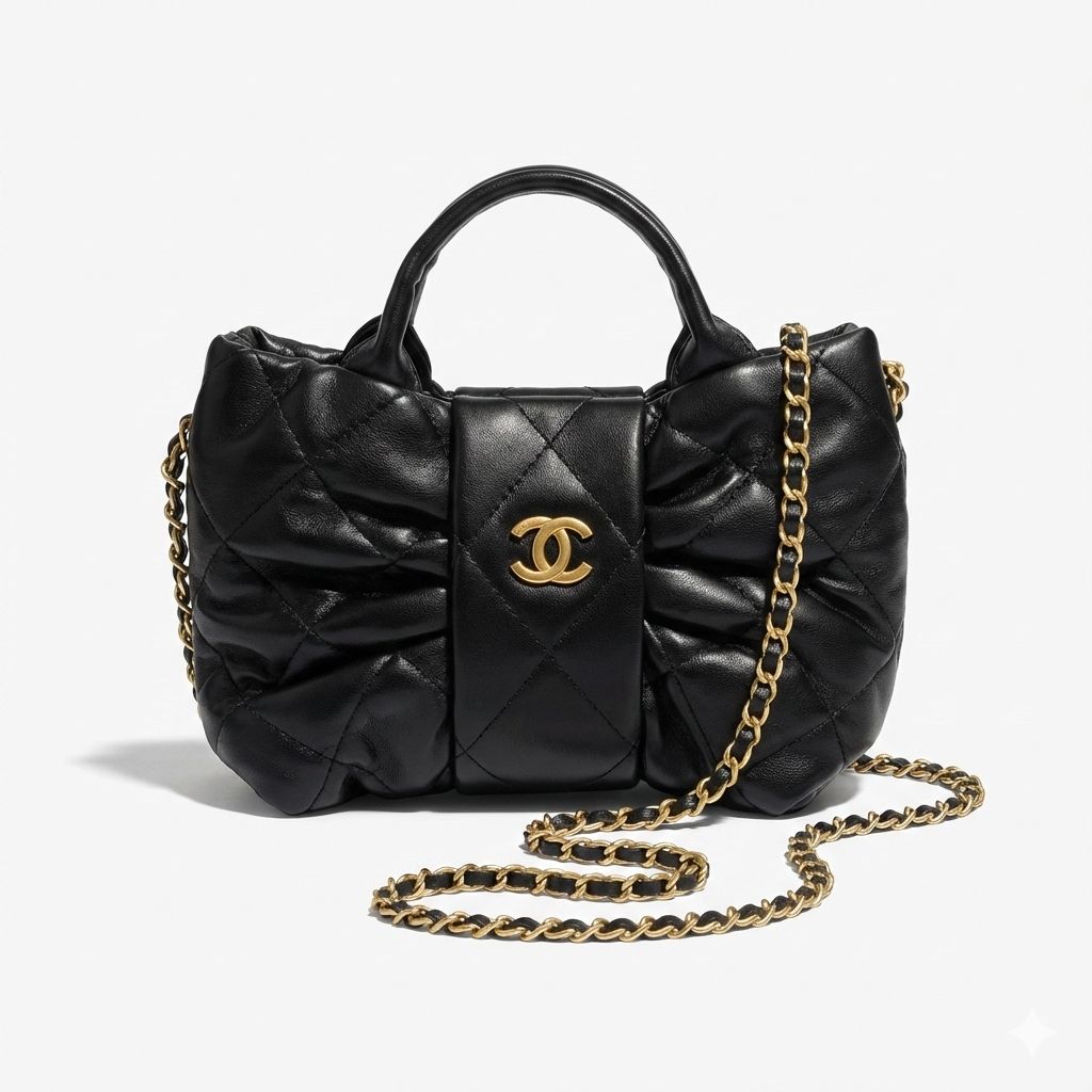 Chanel Mini Bow Black Color Sling Bag