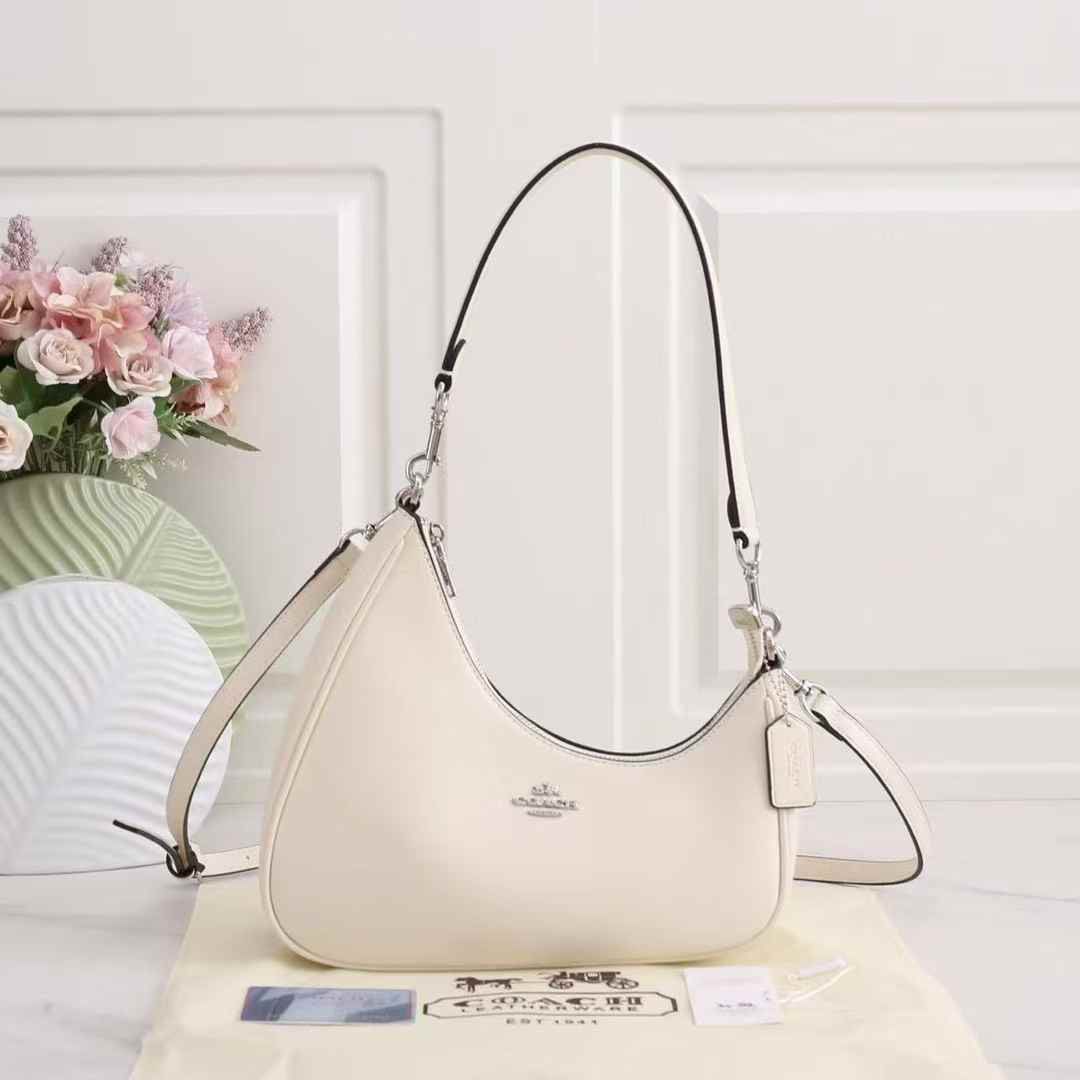 WhatsApp Image 2026-01-24 at 6.29.45 PM Coach Teri Twisted Off White Shoulder Bag (With Box)