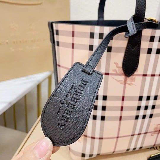 Burberry Black Reversible Tote