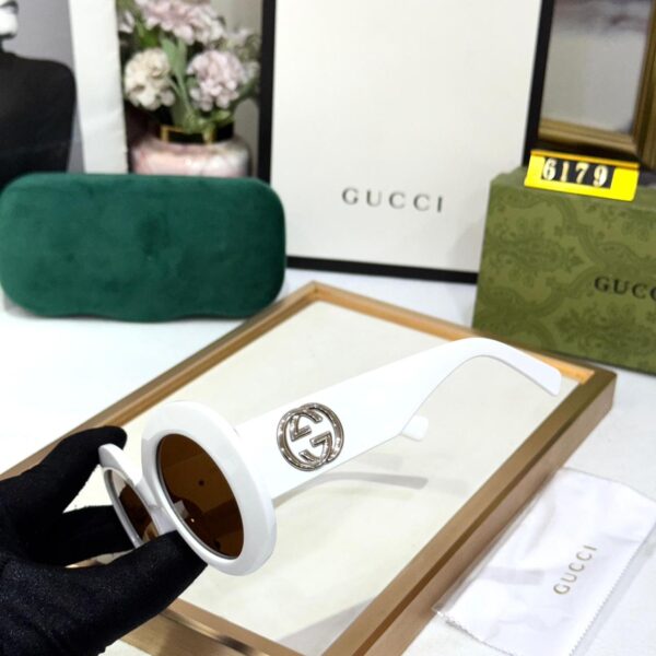 Gucci Round White Sunglass For Women