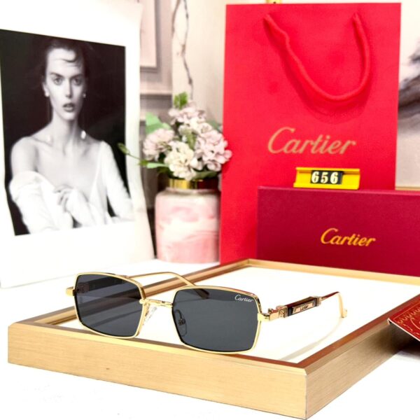 WhatsApp Image 2026-02-11 at 6.27.36 PM Cartier Rectangular Black Sunglass For Men