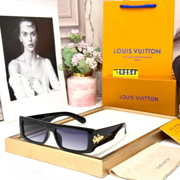 Louis Vuitton Rectangular Black Unisex Sunglass