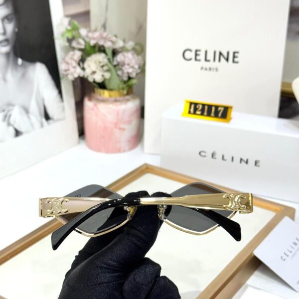 WhatsApp Image 2026-02-11 at 7.15.04 PM (1) Celine Black Hexagon Sunglass For Women