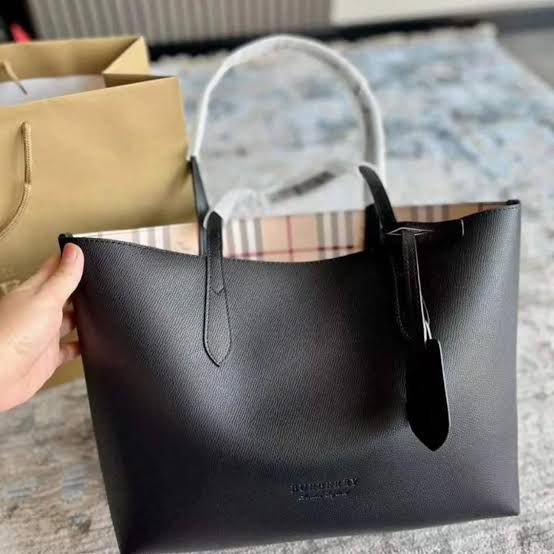 Burberry Black Reversible Tote