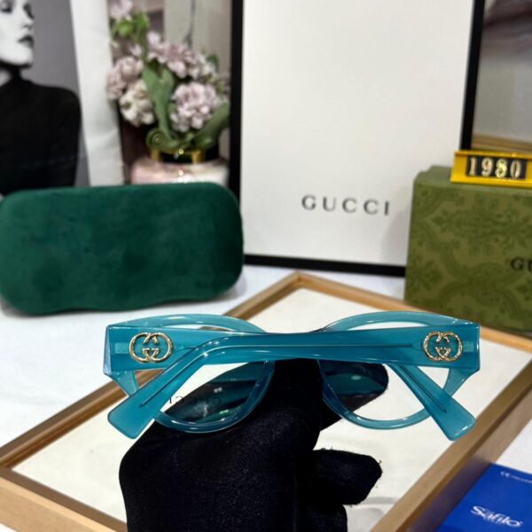 Gucci Blue Cat-Eye Optical Eyeglasses for Women