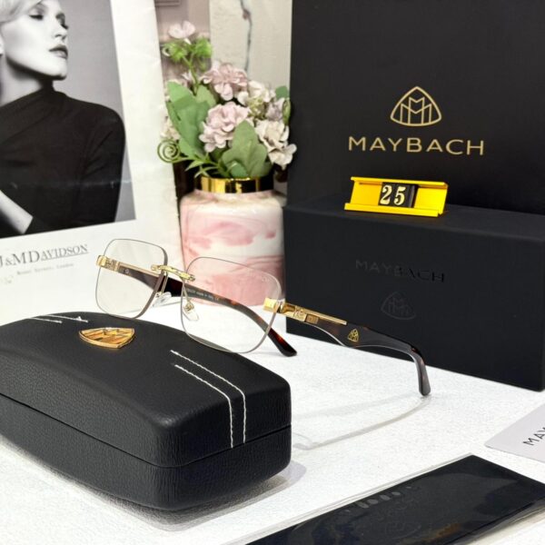 WhatsApp Image 2026-02-12 at 5.09.37 PM Maybach Brown Frameless Optical Eyeglasses for Men