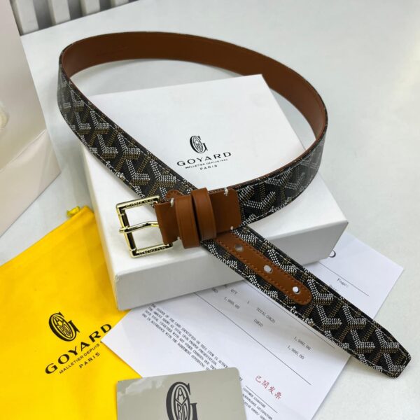 Goyard Paris Signature Brown Women's belt