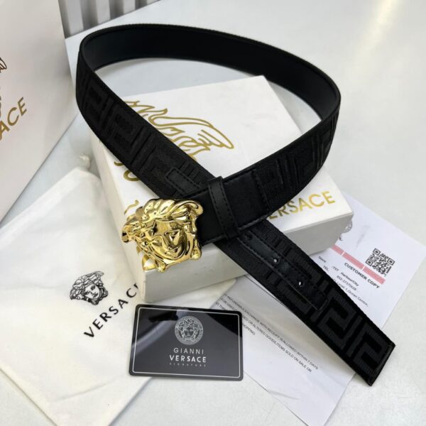 WhatsApp Image 2026-02-14 at 4.50.07 PM Versace Medusa Head Gold Buckle Black Belt