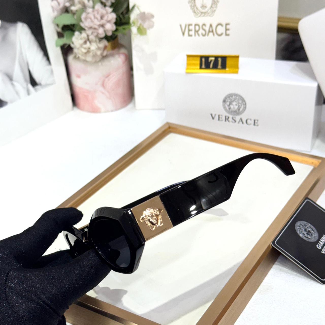 Versace Medusa Black Sunglass for Women