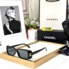 Chanel Black Rectangular Women Sunglass