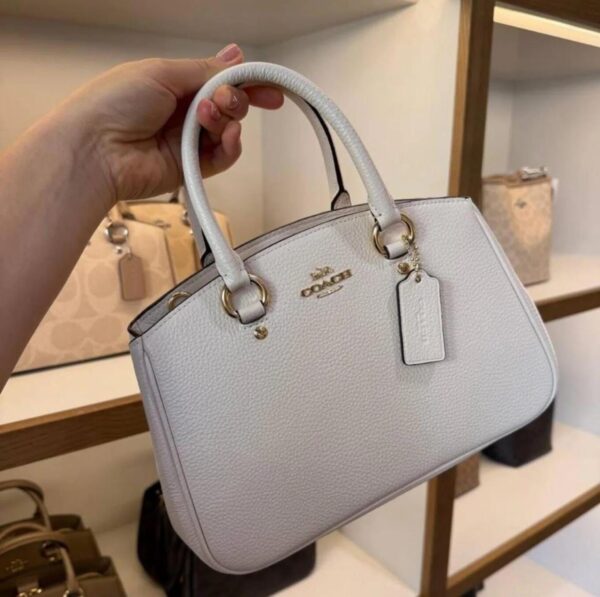 WhatsApp Image 2026-02-18 at 5.31.59 PM Coach Savannah White Handabag (With Box)