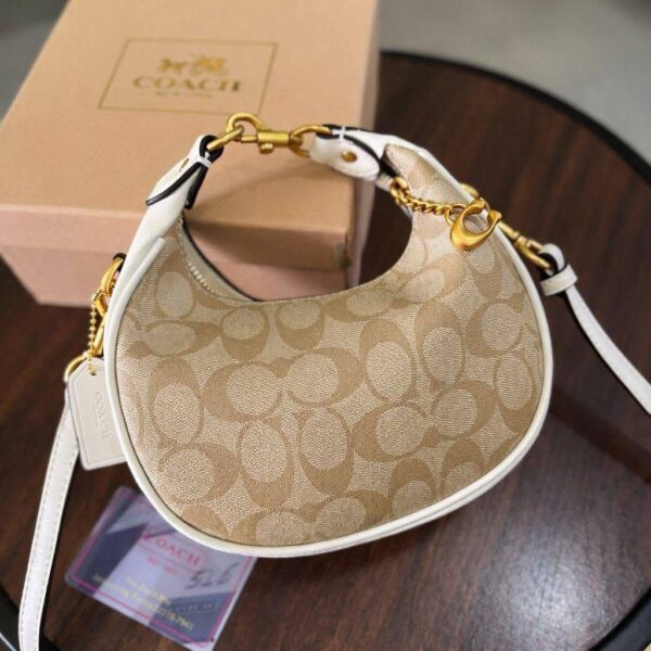 WhatsApp Image 2026-02-18 at 5.49.15 PM Coach Jonie Crossbody White Apricot Sling Bag (With Box)
