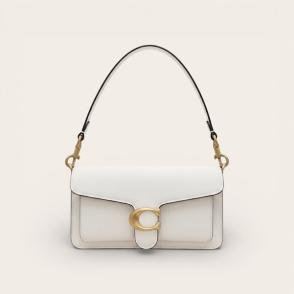 Coach Tabby 20 White Shoulder Bag (With Box)