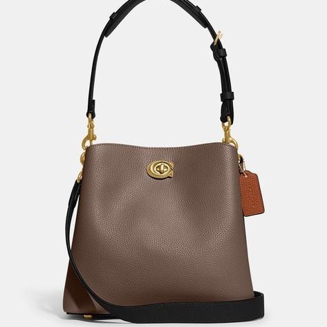 WhatsApp Image 2026-02-21 at 3.47.30 PM Coach Willow Bucket Grey Shoulder Bag (With Box)