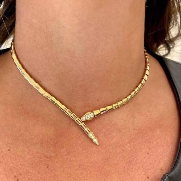 Bvlgari Serpenti Viper Golden Necklace