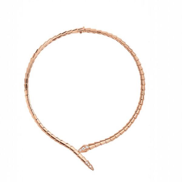Bvlgari Serpenti Viper Rosegold Necklace