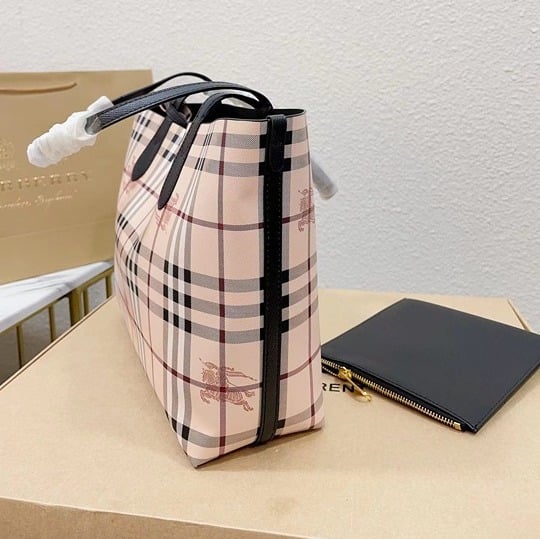 Burberry Black Reversible Tote