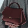 Polene Mokki Wine Handbag (With Box)
