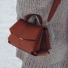 Polene Mokki Red Clay Handbag (With Box)