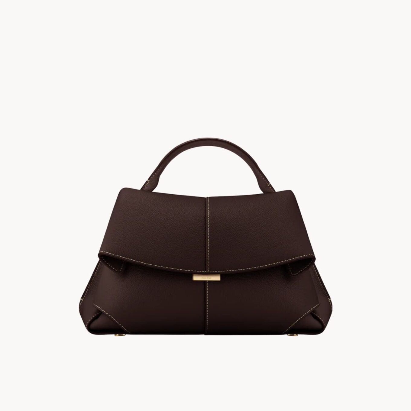 Polene Mokki Ebony Handbag (With Box)