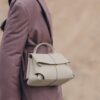 Polene Mokki White Chalk Handbag (With Box)