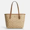 Coach Apricot Small City Tote (With Box)