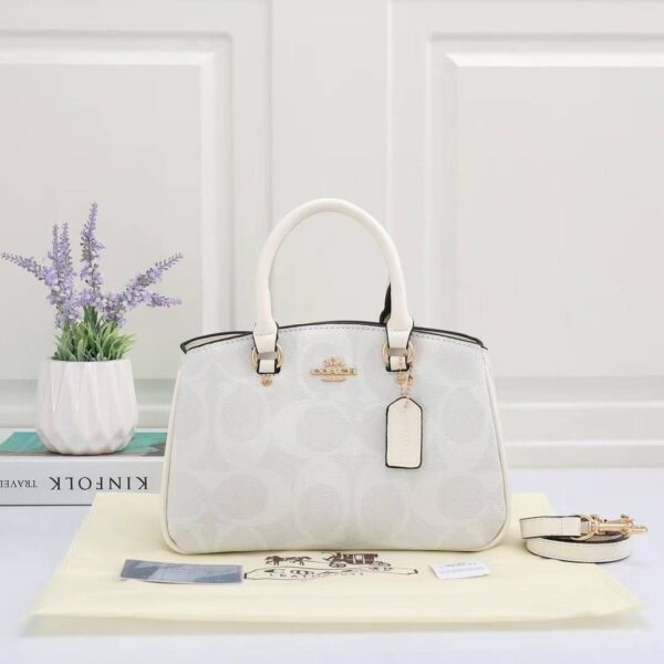 WhatsApp Image 2026-03-21 at 4.36.04 PM Coach Savannah White Handbag (With Box)