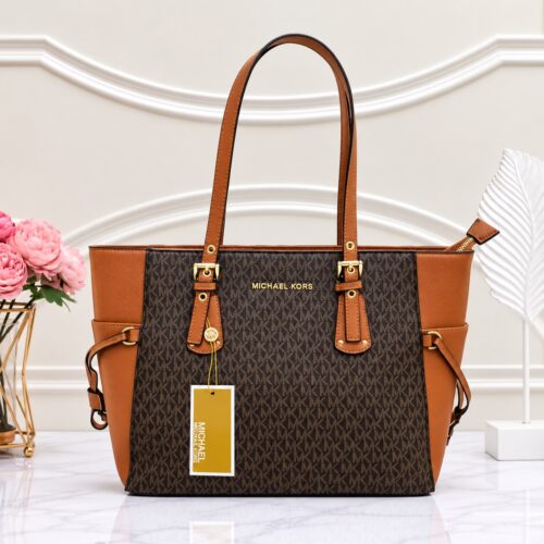 Michael Kors Coffee Brown Voyager East West Tote
