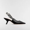 Jadior Black Slingback Pump