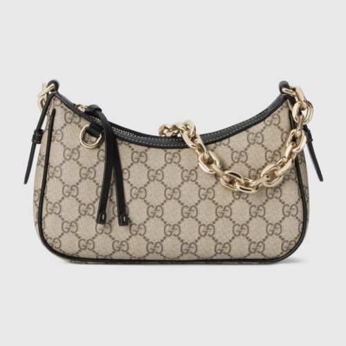 WhatsApp Image 2026-04-20 at 9.11.29 PM Gucci GG Beige Black Small Shoulder Bag (Double Box)